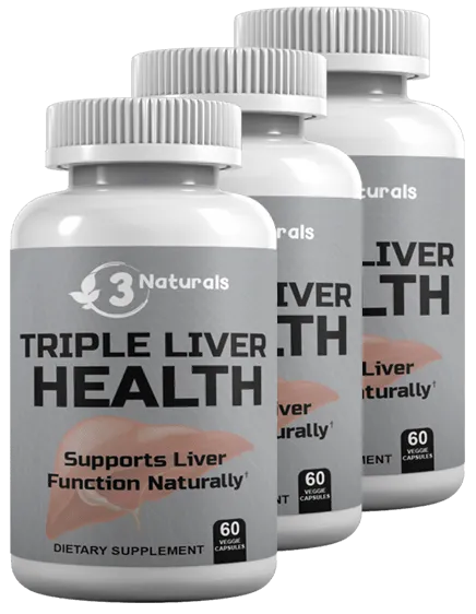 Triple Liver Health supplement bottle official website